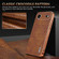 iPhone 17 Air AZNS Electroplated Frame Crocodile Texture Full Coverage Phone Case - Brown