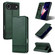 iPhone 17 Air AZNS Magnetic Calf Texture Flip Leather Phone Case - Dark Green