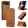 iPhone 17 Air AZNS Magnetic Calf Texture Flip Leather Phone Case - Light Brown