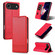 iPhone 17 Air AZNS Magnetic Calf Texture Flip Leather Phone Case - Red