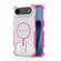 iPhone 17 Air BIBERCAS Transparent Color Series MagSafe Air Bag Shockproof Phone Case - Pink