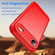 iPhone 17 Air Brushed Texture Carbon Fiber TPU Phone Case - Red