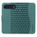iPhone 17 Air Business Diamond Buckle Leather Phone Case with Lanyard - Green