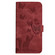 iPhone 17 Air Butterfly Cat Embossing Flip Leather Phone Case - Red