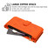 iPhone 17 Air Butterfly Love Flower Multi-card Zipper Wallet Leather Phone Case - Orange