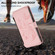 iPhone 17 Air Butterfly Love Flower Multi-card Zipper Wallet Leather Phone Case - Pink