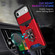 iPhone 17 Air Camera Shield Card Slot PC+TPU Phone Case - Red