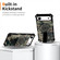 iPhone 17 Air Camouflage Kickstand Rotating Shaft MagSafe Phone Case - Army Green Camouflage