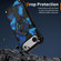 iPhone 17 Air Camouflage Kickstand Rotating Shaft MagSafe Phone Case - Blue Camouflage