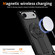 iPhone 17 Air Camouflage Kickstand Rotating Shaft MagSafe Phone Case - Carbon Fiber Black
