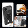 iPhone 17 Air Carbon Fiber Texture MagSafe Phone Case with Holder - Black