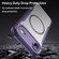 iPhone 17 Air Carbon Fiber Texture MagSafe Translucent Phone Case - Purple