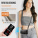 iPhone 17 Air CaseMe C39 RFID Blocking Zipper Wallet Leather Phone Case with Crossbody Strap - Black