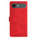 iPhone 17 Air Cherry Blossom Butterfly Skin Feel Embossed PU Phone Case - Red