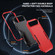 iPhone 17 Air Commuter Shockproof TPU + PC Phone Case - Red+Black