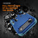 iPhone 17 Air Commuter Shockproof TPU + PC Phone Case - Royal Blue+Grey Green