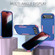 iPhone 17 Air Commuter Shockproof TPU + PC Phone Case - Royal Blue+Pink