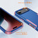 iPhone 17 Air Commuter Shockproof TPU + PC Phone Case - Royal Blue+Pink