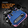 iPhone 17 Air Commuter Shockproof TPU + PC Phone Case - Royal Blue+Pink