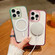 iPhone 17 Air Contrast Color Gradient Transparent MagSafe Phone Case - Green + Blue