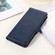 iPhone 17 Air Cow Texture Leather Phone Case - Blue