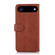iPhone 17 Air Cow Texture Leather Phone Case - Brown