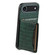 iPhone 17 Air Crocodile Texture Card Bag Design Full Coverage Phone Case - Green