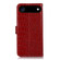 iPhone 17 Air Crocodile Top Layer Cowhide Leather Phone Case - Red