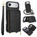 iPhone 17 Air Crossbody Zipper RFID Card Bag Phone Case - Black