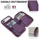 iPhone 17 Air Crossbody Zipper RFID Card Bag Phone Case - Dark Purple