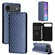 iPhone 17 Air Cubic Grid Texture Flip Leather Phone Case - Blue