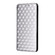 iPhone 17 Air Cubic Grid Texture Flip Leather Phone Case - Silver
