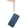 iPhone 17 Air Cubic Skin Feel Flip Leather Phone Case - Blue