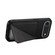 iPhone 17 Air D04 Calf Texture Dual Card Slot Holder Phone Case - Black