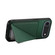 iPhone 17 Air D04 Calf Texture Dual Card Slot Holder Phone Case - Green