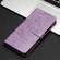 iPhone 17 Air Daisy Embossed Leather Phone Case - Light Purple