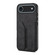 iPhone 17 Air Denior D07 DV Elastic Card Slot PU Back Cover Phone Case - Black