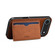 iPhone 17 Air Denior D08 PU Single Card Slot Holder Phone Case - Brown