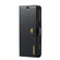 iPhone 17 Air DG.MING Crazy Horse Texture Detachable Magnetic Leather Phone Case - Black