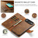 iPhone 17 Air DG.MING Crazy Horse Texture Detachable Magnetic Leather Phone Case - Brown