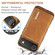 iPhone 17 Air DG.MING M1 Series 3-Fold Multi Card Wallet Leather Phone Case - Brown