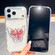 iPhone 17 Air Diamond Glitter Butterfly Holder Phone Case - Transparent Stars