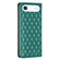iPhone 17 Air Diamond Lattice Magnetic Leather Flip Phone Case - Green