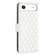 iPhone 17 Air Diamond Lattice Wallet Flip Leather Phone Case - White