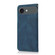 iPhone 17 Air Dual-color Stitching Leather Phone Case - Blue Green