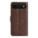 iPhone 17 Air Dual-side Magnetic Buckle Horizontal Flip Leather Phone Case - Brown