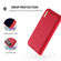 iPhone 17 Air DUX DUCIS Hivo Series Cowhide + PU + TPU Flip Phone Case - Red