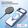 iPhone 17 Air DUX DUCIS Skin X Pro Series MagSafe Ring Holder Leather Phone Case - Blue