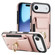 iPhone 17 Air Elastic Card Bag Ring Holder Phone Case - Rose Gold