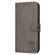 iPhone 17 Air Embossed Happy Cat Pattern Flip Leather Phone Case - Grey